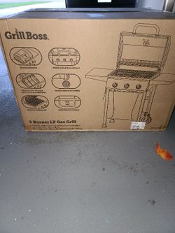 3 Burner Gas Grill (GRILL BOSS)