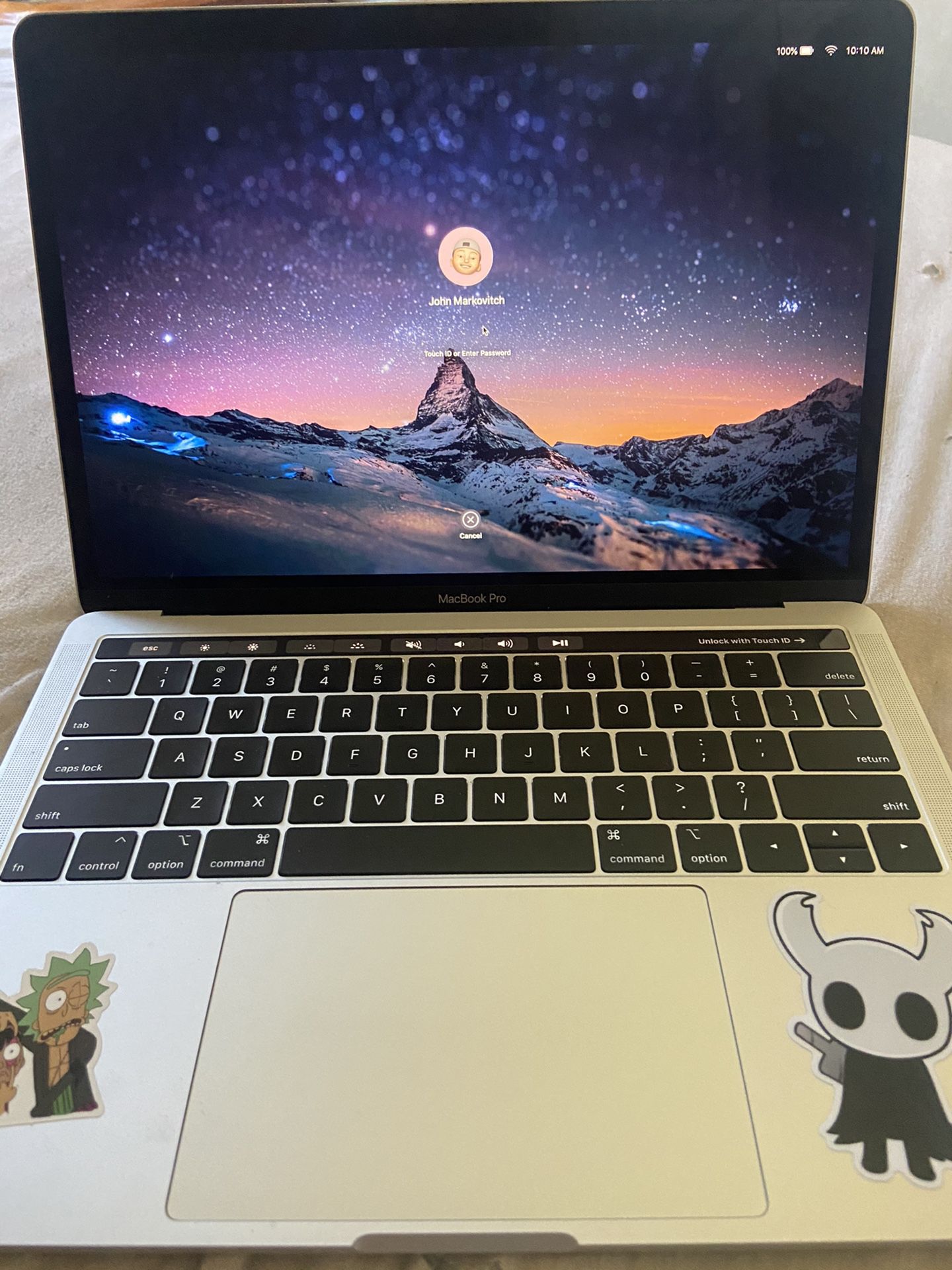 2019 Macbook Pro with touch bar