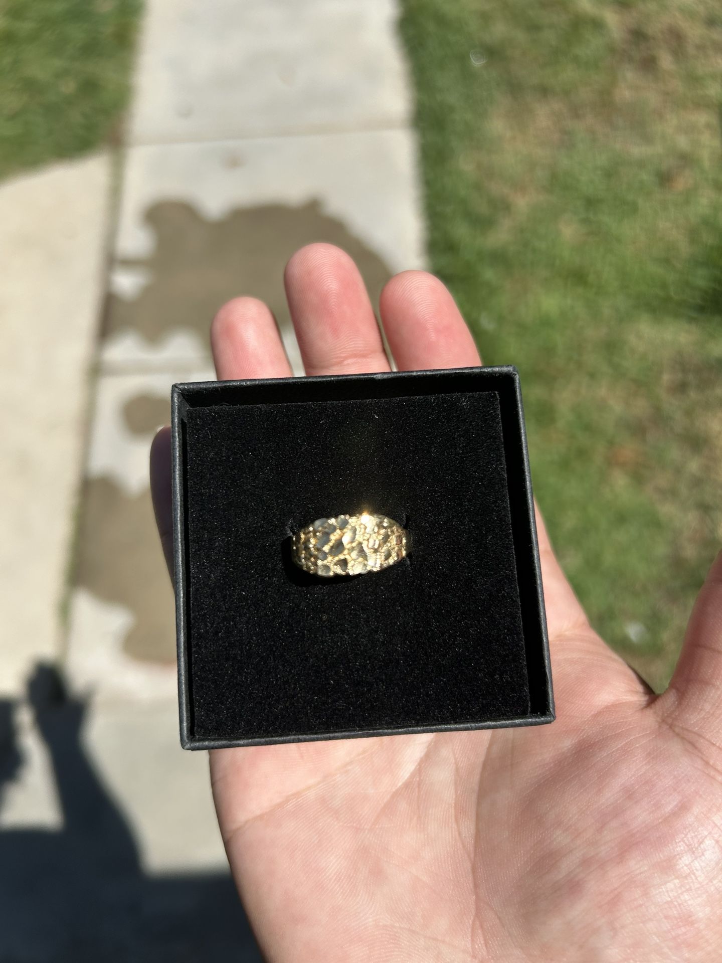 10k Gold Nugget Ring