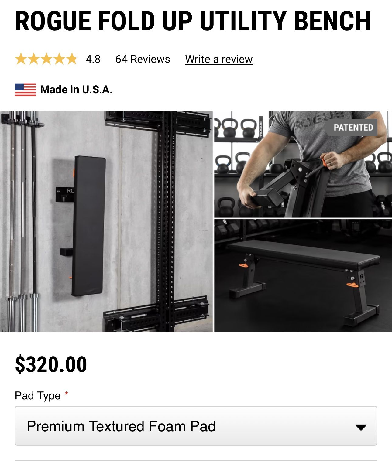 ROGUE FOLD UP UTILITY BENCH for Sale in Pompano Beach FL OfferUp