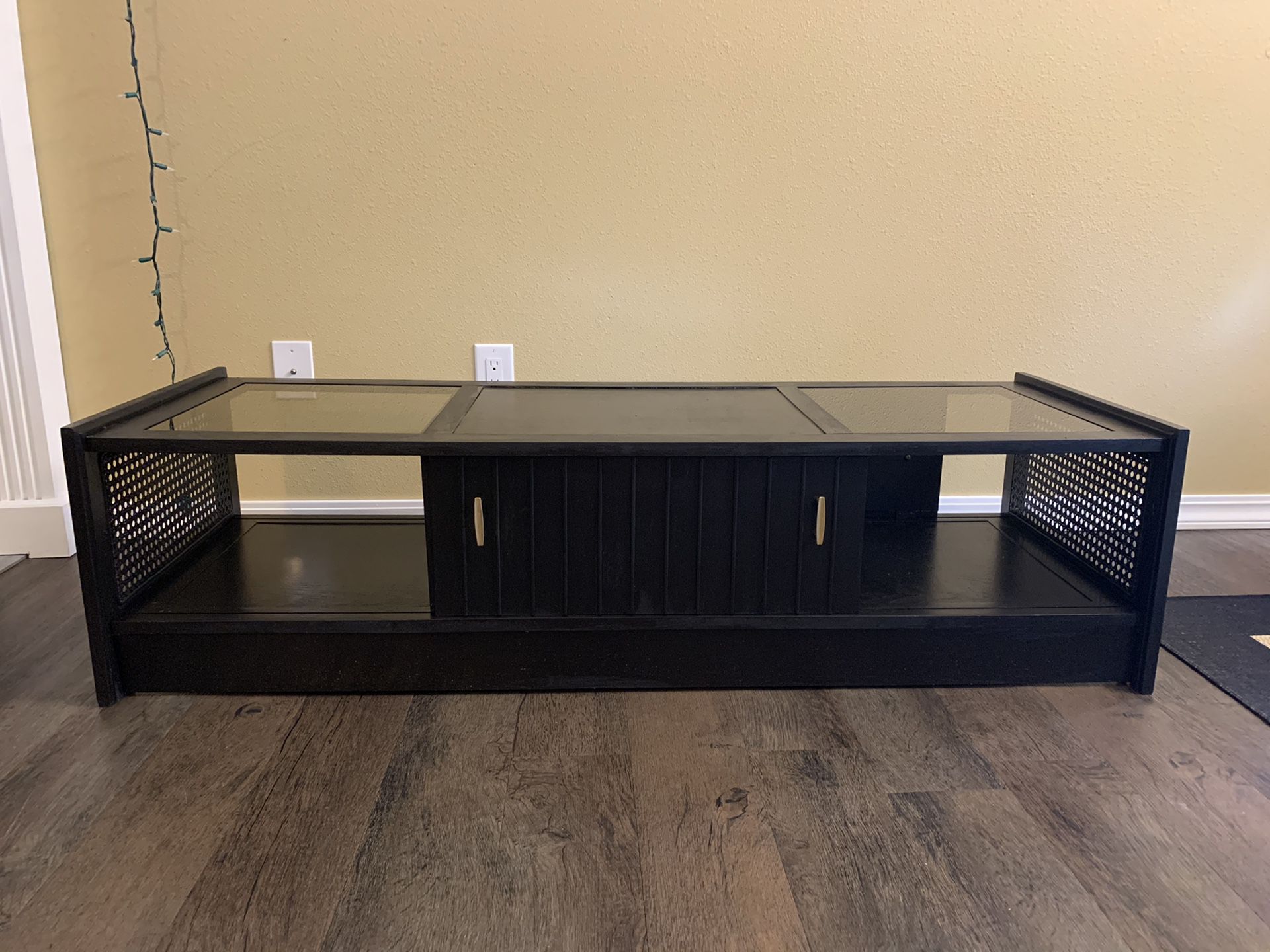 Black tv stand or coffee table