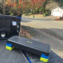 The Step Aerobics Exercise Workout Gym Aerobic Class Diet Fitness Health Like New