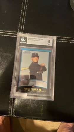 2001 Bowman chrome trading card