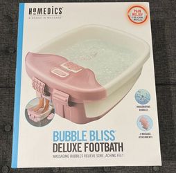 Homedics Bubble Bliss Deluxe Foot Bath
