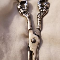 Sterling Vintage Grapes Shears/Scissors - 99g - 6.25"