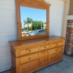 Dresser And Mirror