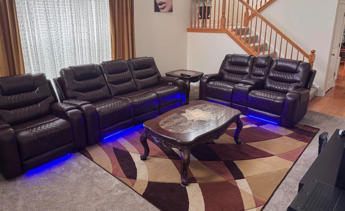 New Power Reclining 3-Pc Set — Sofa • Loveseat • Chair