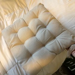 Chair cushion grey with straps