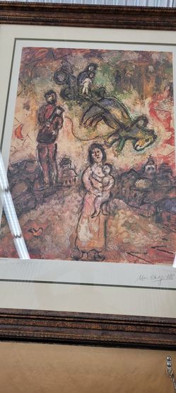 Marc Chagall Lithograph. Numbered & Limited Edition