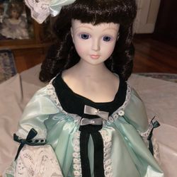 Victorian, Ceramic Porcelain Doll