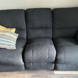 3-Seater Manual Recliner Sofa - Good condition