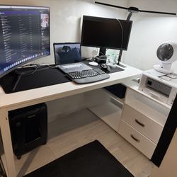 L Shape Desk 55x41** SERIOUS BUYERS ONLY**