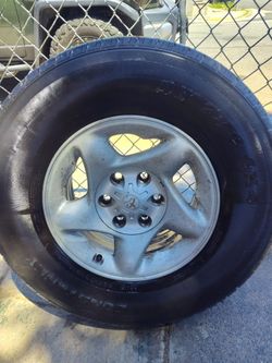 Constancy P265/70R16 Tire and Toyota 16 inch Wheel