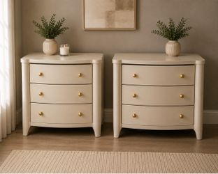 Refinished Matching 3-Drawer Set