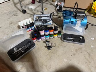 AIRBRUSH KIT USED WORKING