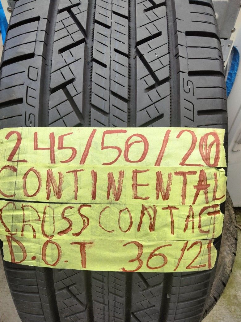 245/50/20 Continental Crosscontac