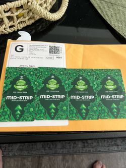 (4) EDC mid-strip shuttle passes for sale!