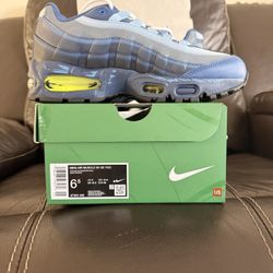 Nike Air Max Muscle 95 You-hi-oh Joey Size M6.5 W 8 N Promo Card Included
