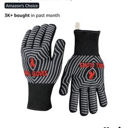 High-heat Resistant BBQ and Oven Grill Gloves