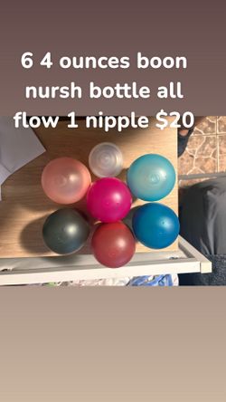6 4 ounces boon nursh bottles