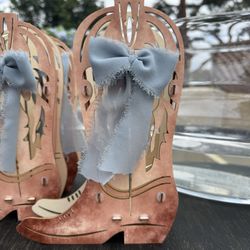 Wooden Cowboy Boot 