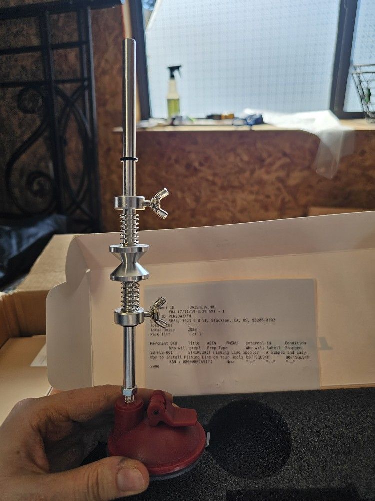 Vertical Fishing Line Spoolers