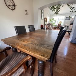 Dinning Table W/ Mix-match Chairs