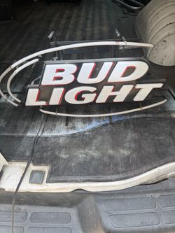 Bud Light neon sign