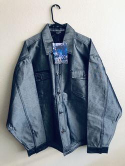 Metallic deadstock uncle jacket