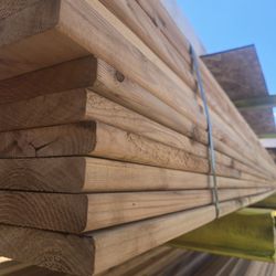 5/4 X 6 X 16ft Cedar Deck Boards/ Tablas De Cedro Para Piso Patio Y Pergolas 
