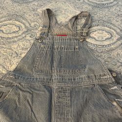 Vintage Railroad Stripe Overalls