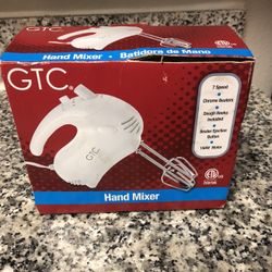 $16 GTC Hand Mixer 7 Speed 