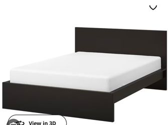 IKEA Malm Full Bed Frame Black