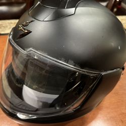 Scorpion EXO Full face helmet XL & Leather Jacket 