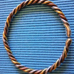 SRF ASTROLOGICAL Bangle, Very Special Design with Real Gold For Special People That Care; Best $ Offer or Trade for other Gold Jewelry.