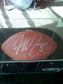 Official Signed NFL Wilson Football in case