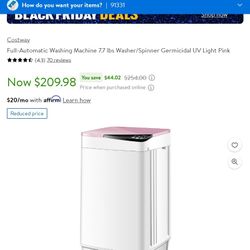 Automatic Washing Machine New $180
