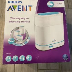 NEW IN BOX Baby Bottle Sterilizer Philips Avent