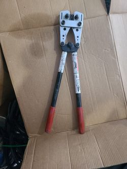 burndy lug crimp tool