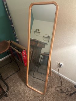 Tall Standing Mirror - Wood solid construction