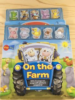 2 Pop and Play Books On the Farm and On the move Brenda Ansley Kids Prek school