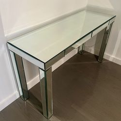 Mirror console table