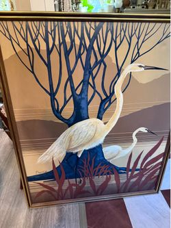Mid century canvas art