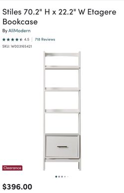 White Bookcase / Bookshelf