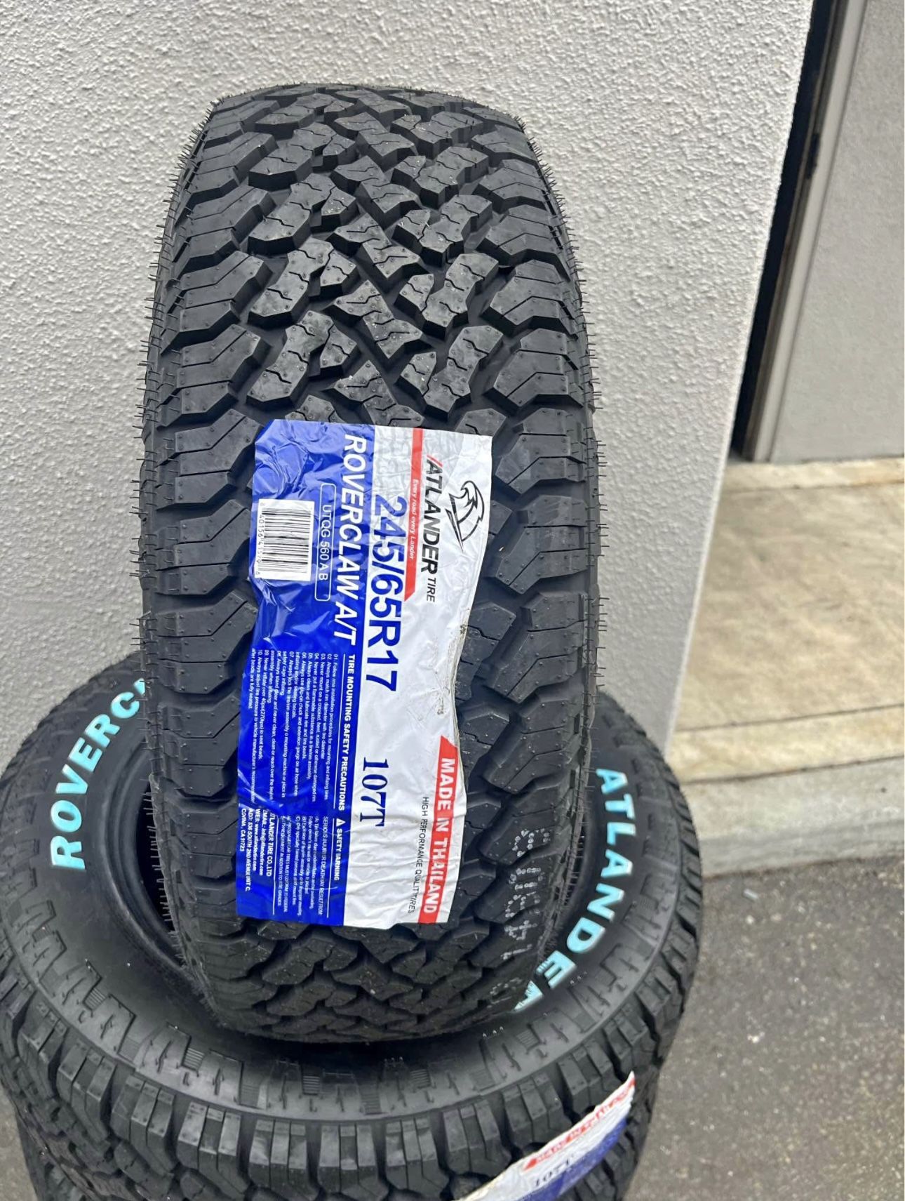 New Tires 245/65R17 Atlander Roverclaw AT For Sale, FINANCE AVAILABLE