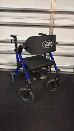 VOCIC Z51 Walker 2 in 1 Walker Wheelchair Combo,