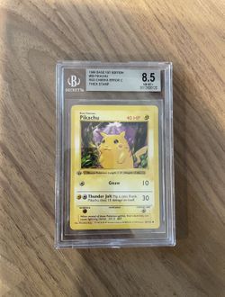 1st Ed Red Cheeks Pikachu