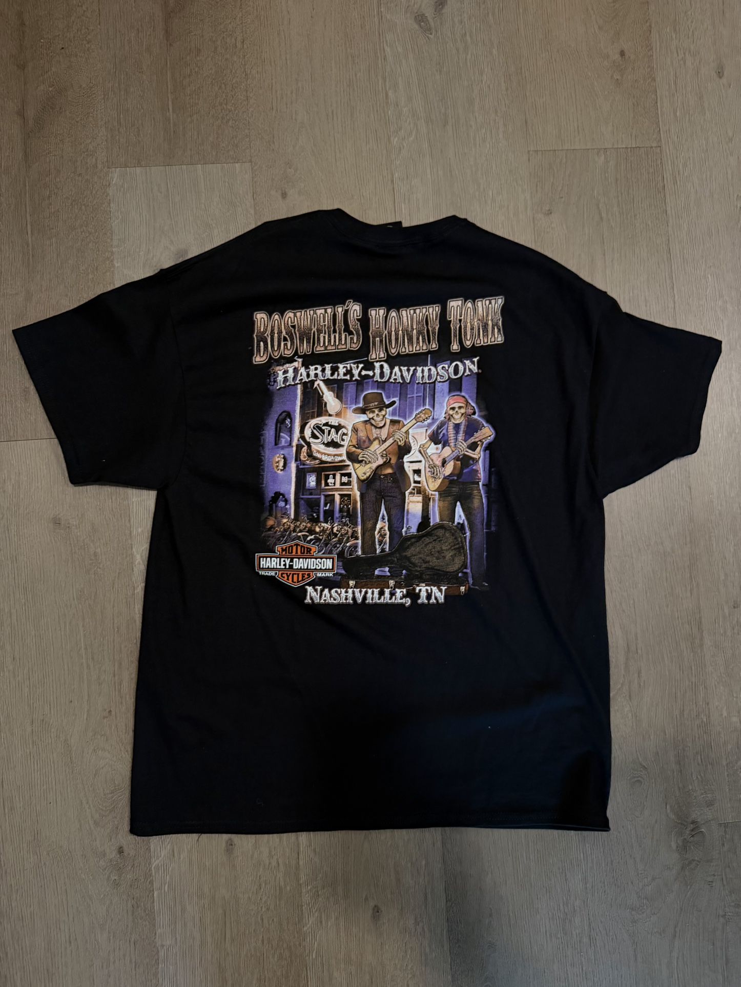 Harley Vintage XL Authentic Tee ( Black )