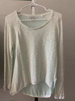 F21 light sweater (light mint green color)