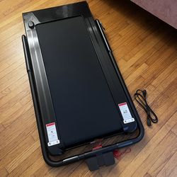 Walking pad w/icline and bar